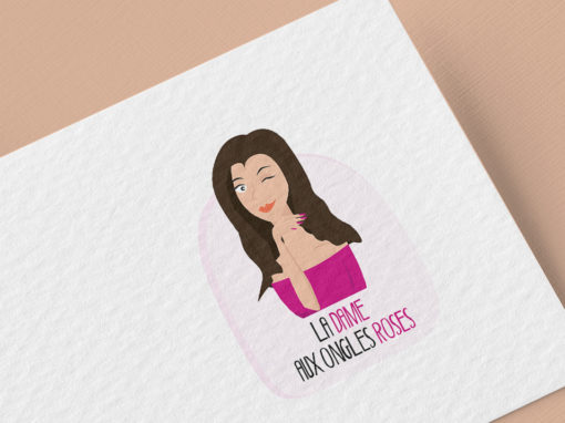 Logo La dame aux ongles roses