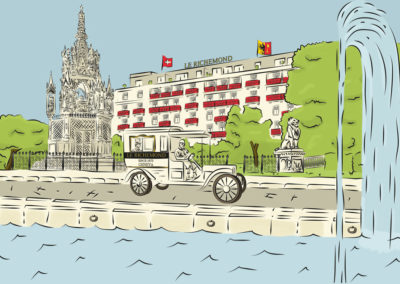 Illustration couleur Le Richemond Genève