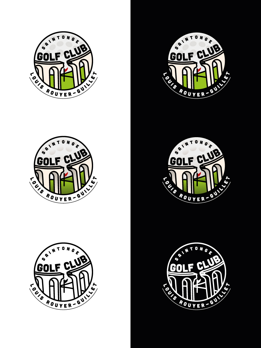 Logo AS Golf Club Saintonge - création ACVIS