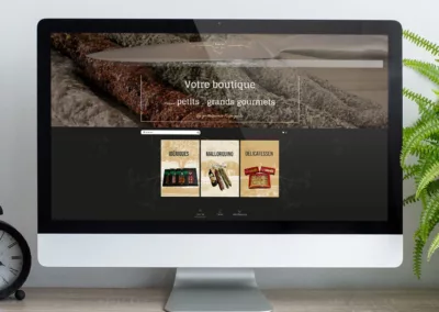 Webdesign du site e-commerce gourmet.tierrasdelsur.fr