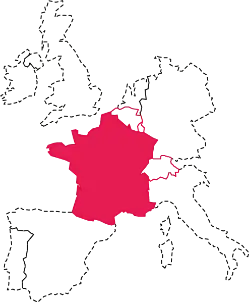 Carte France europe